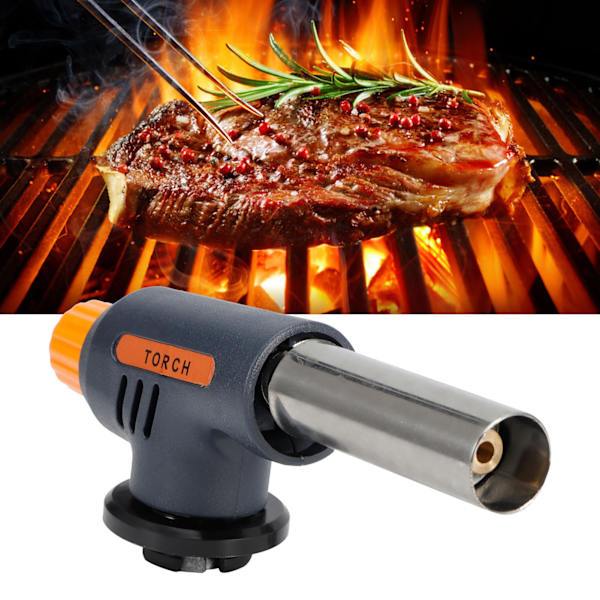 Gas Spray Gun Fire Torch Lighter Portable Justerbar Flamma BBQ Flamkastare för Grillning Bakning