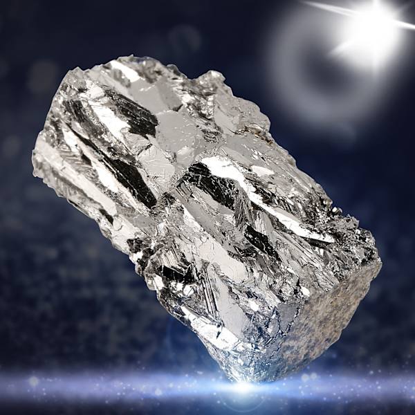 100g Bismut Metall Ingot Chunk 99,99% Ren Kristall för Att Göra Kristaller