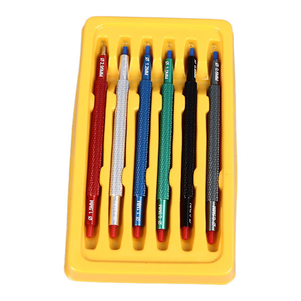 6-delars Set Urmakare Armbandsur Reparationsverktyg Metall Klockvisare Pressare Monteringsset