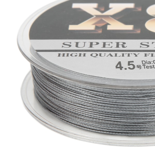 100m Fiske Linje Slitstark Flätad Fiske Wire Stark Dragkraft Linje för Damm Reservoar Storlek 4.5 (0.35mm 25kg)