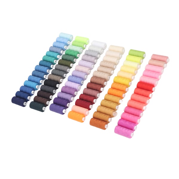 Sytrådsset 400 Yards 80 Färger Polyester Symaskinstrådar för DIY Handsömnad Quiltning
