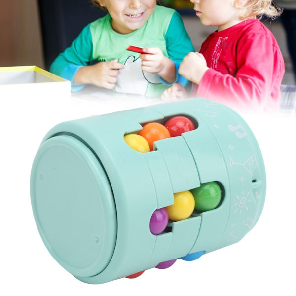 Kan forma fingertopp leksak pedagogisk förälder-barn interaktiv stressavlastning leksak present (grön)
