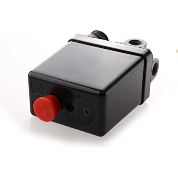 Tryckbrytare för luftkompressor, 240 V AC, 20 A, 175 PSI, 12 bar, 4 portar