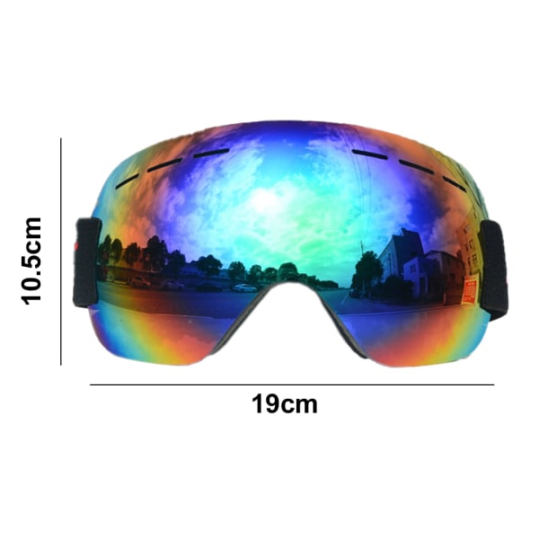 Utomhussport skidglasögon UV-skydd stor sfärisk