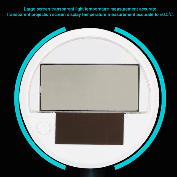 Soldigital display LED temperaturmätare fiskakvariumtermometer