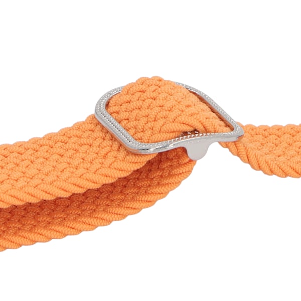 Vävd Nylon Klockarmband Tvättbart Justerbar Storlek Snabbkoppling Klockarmband för Suunto Ambit 1 2 2S 2R 3 Sport 3 Peak Orange