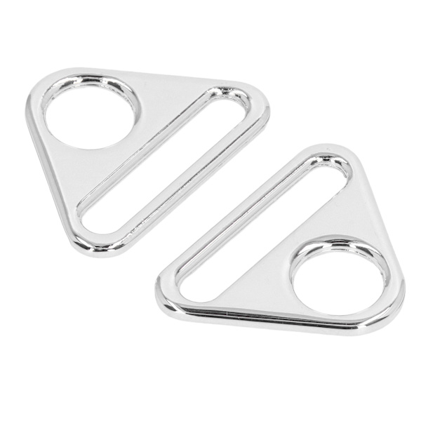 10 st justerbara spännen 38 mm zinklegeringsmaterial multifunktionella lätta bärbara bagagetillbehör vita