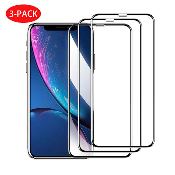 [3-Pack] iPhone 13 Tempered Glass - Full Coverage 6.1"