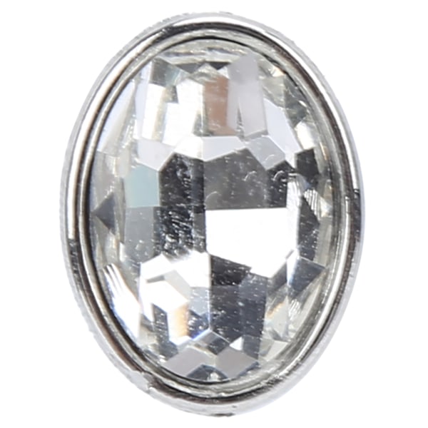10 st klorhinestone 10x14mm ovala klolösa kanter okrokad kläder väskor skor hattar handsydda accessoarer (vit)