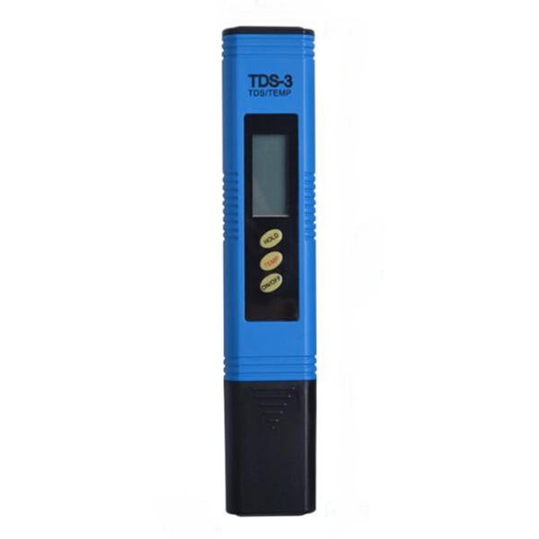 PH-mätare TDS EC PH temperatur 4 i 1 set, vattenkvalitetstestare med hög noggrannhet, pooltestare vattentestare med LCD-display, digital TDS