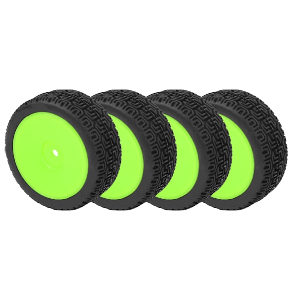 4 st 1/10 RC Flat Car Tyre Tire Ersättning Tillbehör för HSP / HPI High Speed RC Car Vert