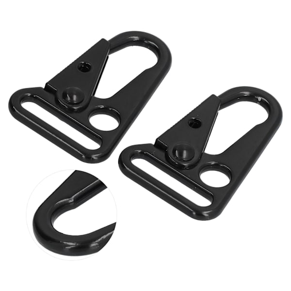 20 st Slunga Snap Hook Rund Kant Antirost Glansigt Utseende Lätt Bärbar Slunga Hook