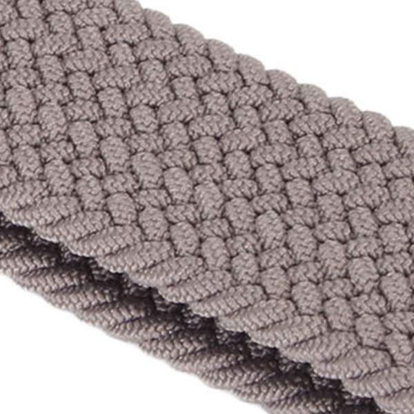 22mm flätad klockarmband 26mm spänne justerat stretchigt spänne stängning flätad ersättningsrem för Fenix 7X grå