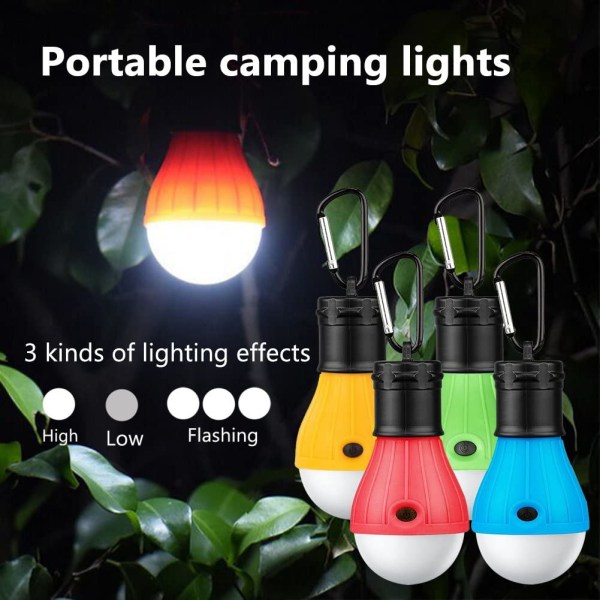 Campinglampa, bärbar tältlampa, LED campinglykta, camping