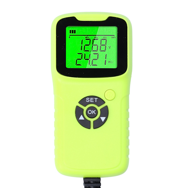 A300 Digital Bilbatteritest LCD Batteritestanalysator Autotest Diagnostiska VerktygGrön