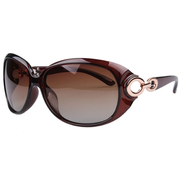 Solglasögon - Dampolariserade UV400 i retrostil Vintage Unisex rektangulära solglasögon för kvinnor Stora solglasögon - Damer