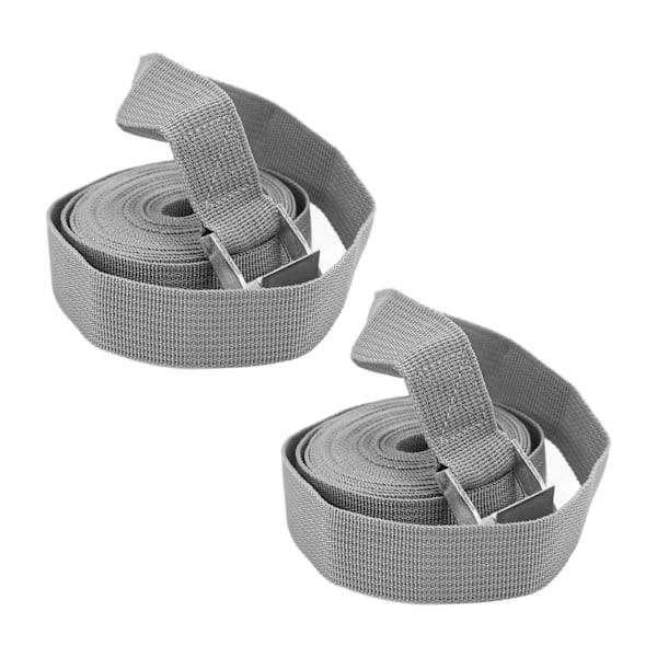 2 st zinklegering spärrband spännband tunga surrningsband lastband för lastbilar bilar bagage grå 3m/9,8ft