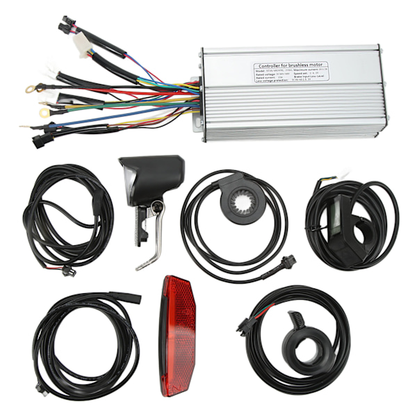 Elektrisk Cykel Kontroller LCD4 Mätare 30A Sinusvåg Kontrollsystem Konverteringskit för 48V 1000W Motor