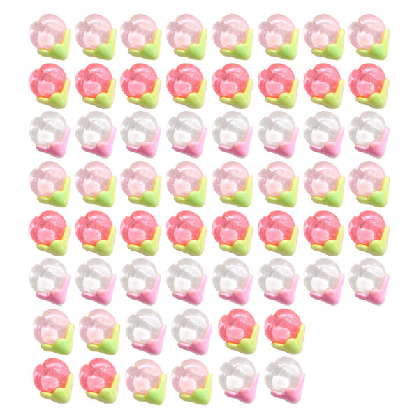 60 st Flower Resin Flatback Beads för Scrapbooking phone case