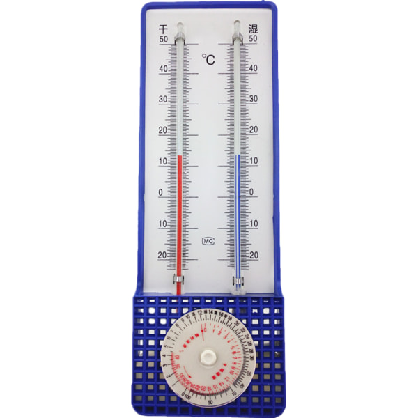 Torr och våt mätare växthus -2 röd vattenpelare termometer