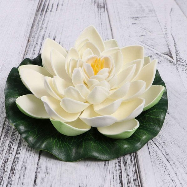 Konstgjord lotusblomma näckros flytande plastlotus