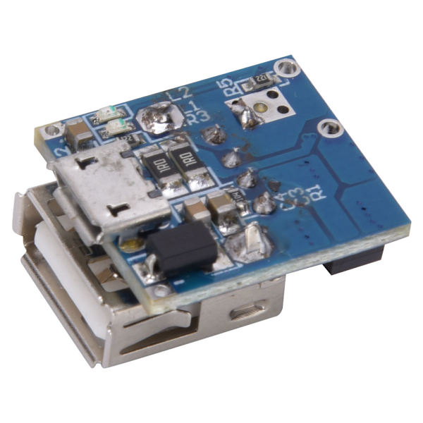 5 st 5V USB Boost Step Up Strömförsörjningsmodul Litiumbatteri Laddningsskyddskort
