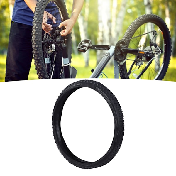 27,5x2,20 Cykel Ytterdäck Gummi Anti Slip Mountain Road Bike Fällbart Däck Byte för Cykling Svart