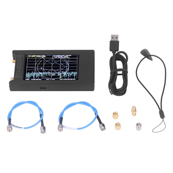 50kHz‑6.3GHz 4-tums Display Vektor-nätverksanalysator Bärbar HF VHF UHF Antennanalysator