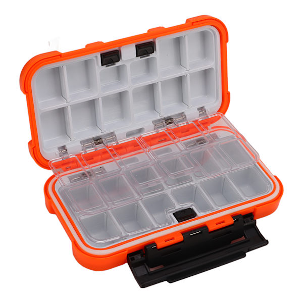 Fiskeutrustning Box Fack Justerbar Hög Hållfasthet Plast Bete Förvaring Väska Vattentät Fiske Hook Lure Box