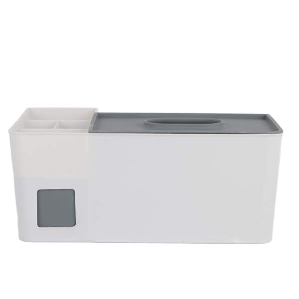 Elegant Bambu Tissue Box Hållare, Multifunktionell Organizer med Tabletthållare för Skrivbord, Stilren Design för Ett Rörfritt Utrymme
