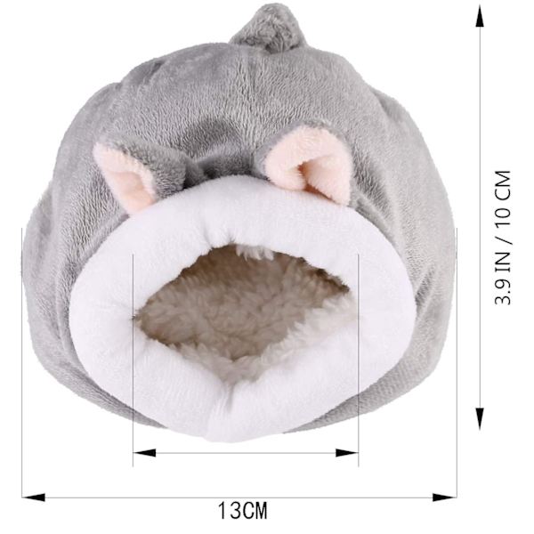 Hamsterbomullsbo, små djursäng, vintersovsäckar,