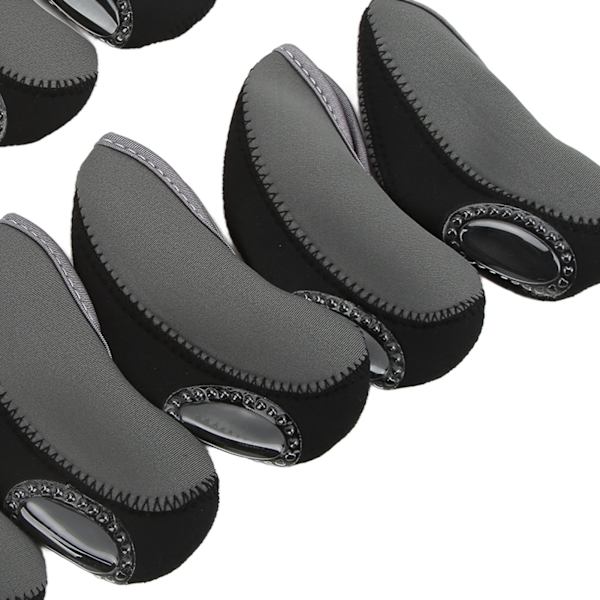 10 st/set järnklubbsöverdrag set golfjärnklubbsöverdrag golfklubbsöverdrag