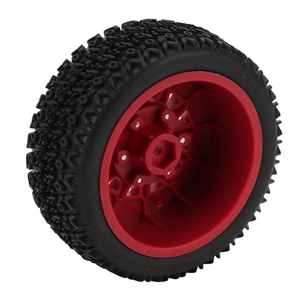 1/10 RC Short Course Truck Däck för ARRMA för SENTON för TRAXXAS för Slash 12mm 14mm 17mm Hex RC Truck Däck Röd