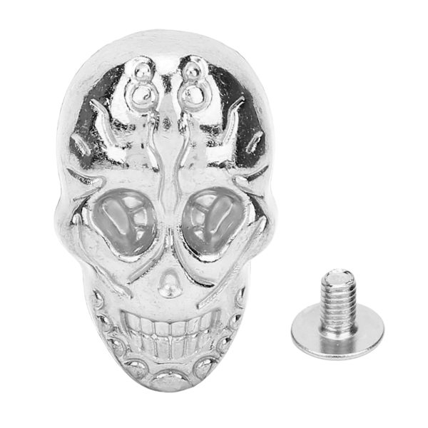 20 st DIY 15,66 x 25,24 mm Punk Nitar Spikade Nitar Gotiska Prydnader / Skor Tillbehör 88 Spöke Huvud Silver