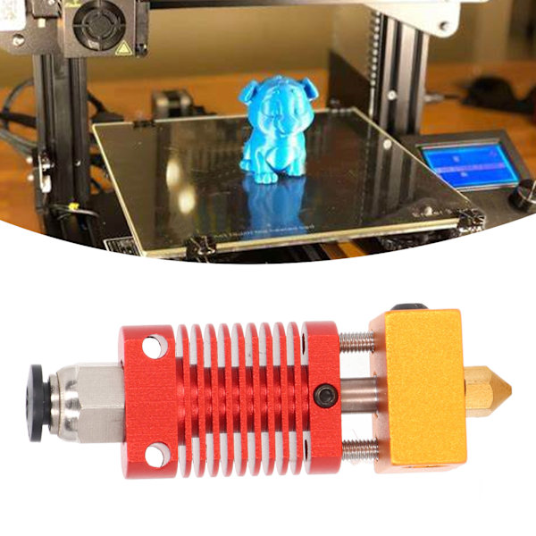 Extruder Drivmatningskit Dubbelväxel 3D-skrivaruppgraderingssats Hot End Kit för Ender 3