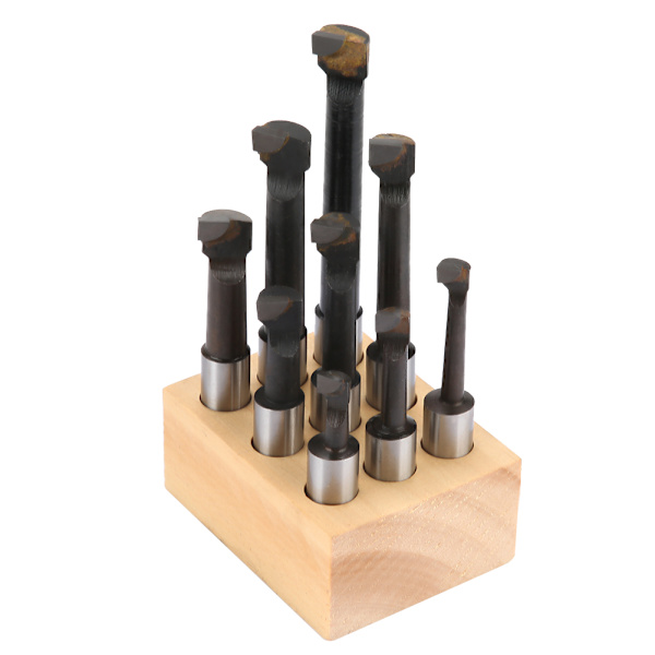 9-pack HSS-material 1/2\" Rundskaftad Borrstångsset Maskinverktygstillbehör