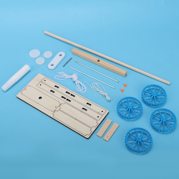 Träpussel DIY Modellbyggsats, Kreativitetsbyggset för 8+ Åringar, Soldriven STEM Pedagogisk Leksak, Flexibla Leder och Kvalitetshantverk,