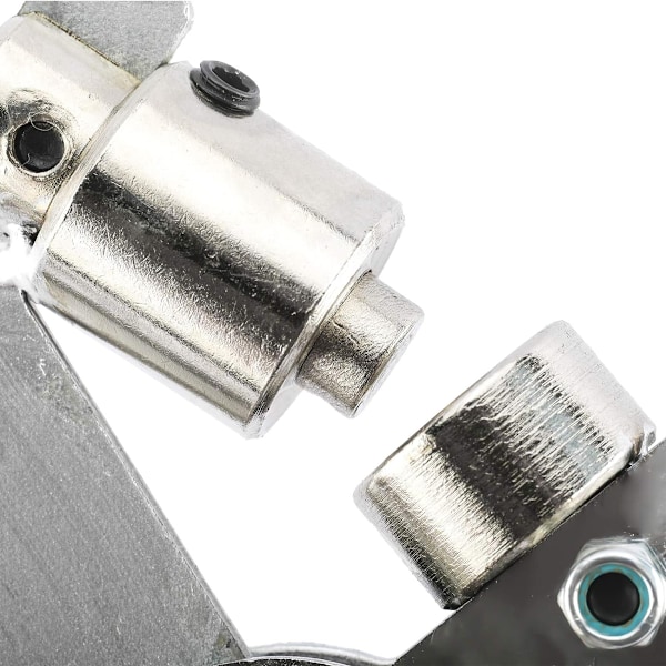 Öglettång, professionell ögletslagssats med 100 stycken (innerdiameter 10 mm) metallöglor för läder, tyg och presenningar