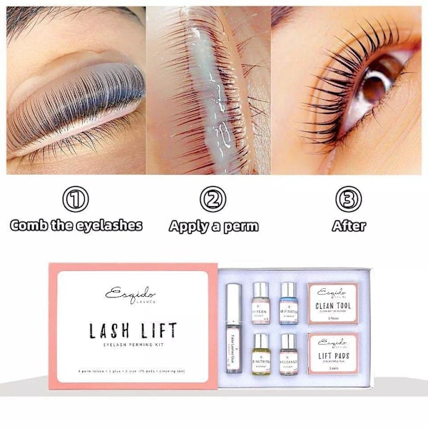 LashLift Permanent Kit – Böjning för Dina Naturliga Fransar
