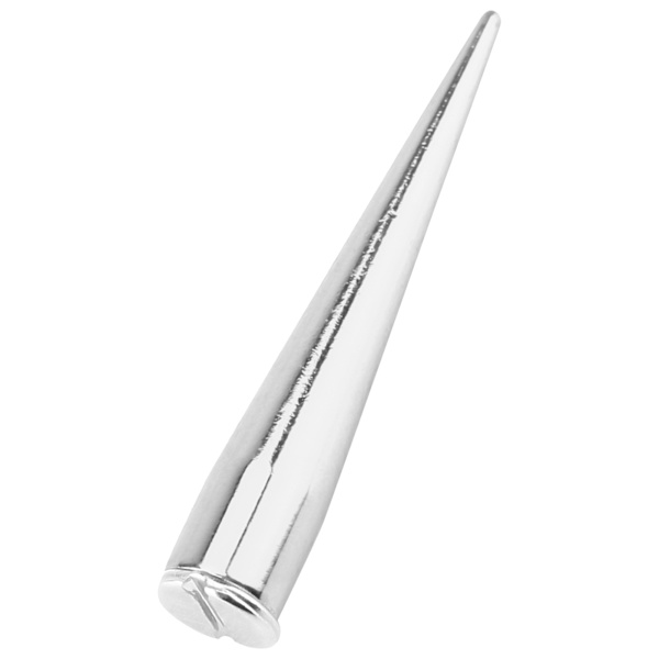 7mm 10 set metallspik nitar och skruvar för DIY läderhantverk (silver)