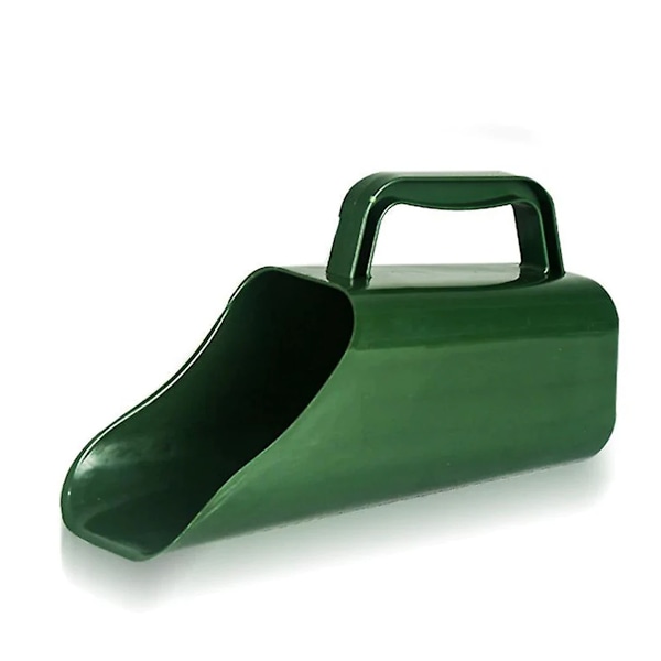 Jordspade för trädgårdsodling, tidsbesparande handskyffel med ergonomiskt handtag, förstärkt slitstark och hållbar plast, idealisk för inomhus- och