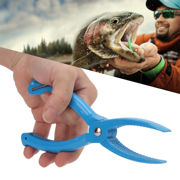 Fiskläpphållare Grip Grabber Fiske Tång Grepp Utrustning Verktyg Plast Fiskeutrustning med Ring för Utomhusbruk