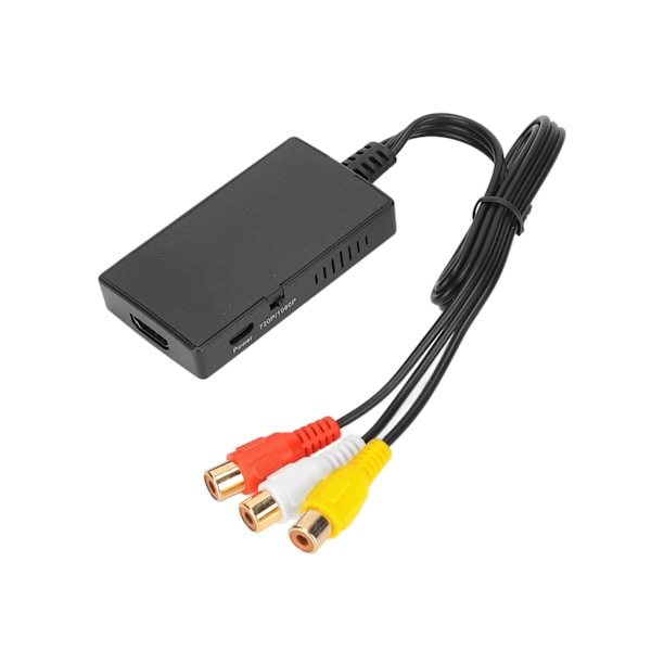 RCA till HD Multimedia Interface-omvandlare Micro USB-strömförsörjning AV till HD Multimedia Interface-omvandlare för PS One