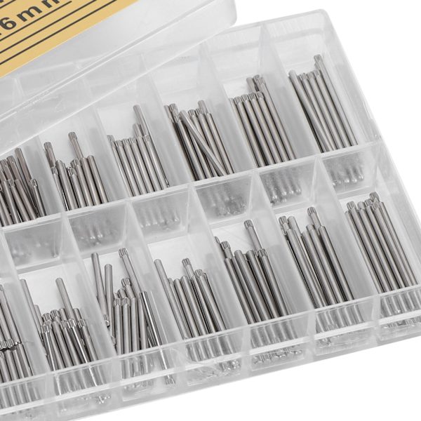 1,3MM/1,4MM 8-26MM Klockarmband Pin Friktionsstång Sortiment Klockreparation Tillbehör