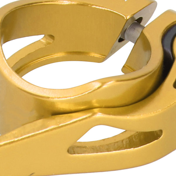2 st C73 Aluminiumlegering 31,8 MM Snabbkoppling Sadelstolpe Klämma Cykelrörsklämma Guld