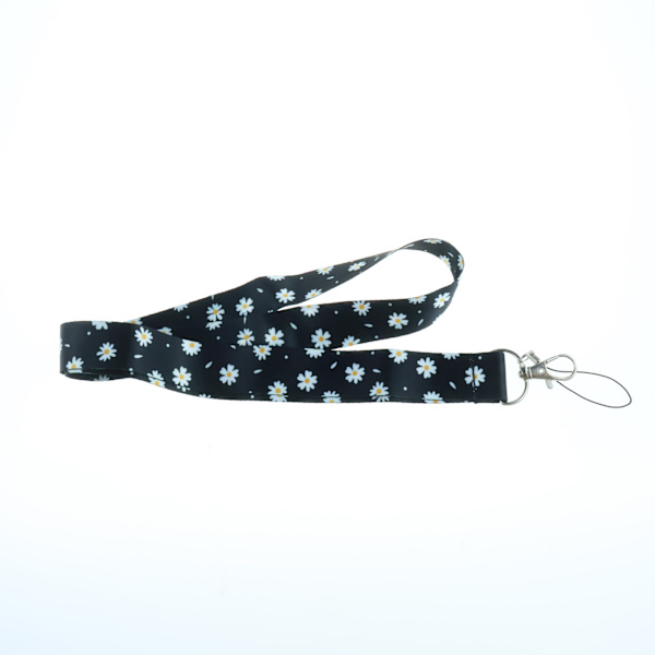 Lanyard, 1 st. Tryckt Lanyard Halsband, Mode Nyckel Lanyard, Korthållare Lanyard, Mobiltelefon Lanyard Halsband, Nyckel Lanyard för ID-kort, Student
