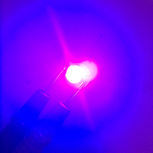 25 st 5V LED-chips 200LM 1W hög effekt LED-lampor pärlor för DIY-belysningsarmaturer UV-ljus 395-400NM