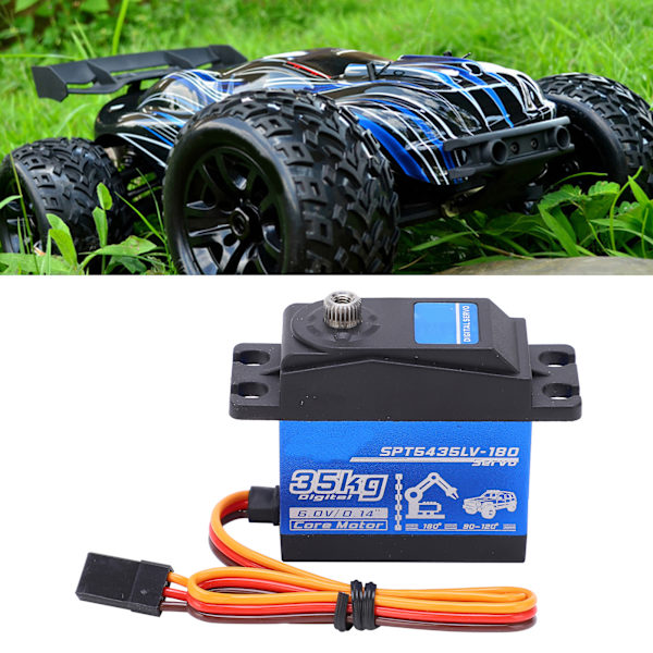 Digital metallväxel servo SPT5435LV 35kg 90° stort vridmoment för 1:8 1:10 RC bilmodelldelar