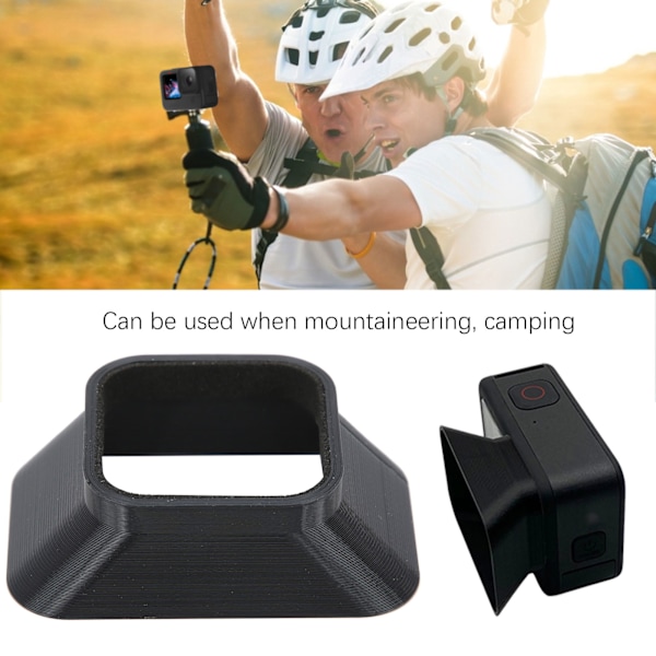 2 st Antireflexsolskydd Objektivhuv Lätt för GoPro Hero 9 Black Kamera Tillbehör