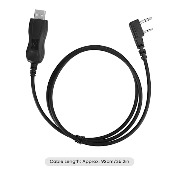Walkie Talkie Programmeringskabel USBK Gratis Drivrutin God Kompatibilitet Tillbehör